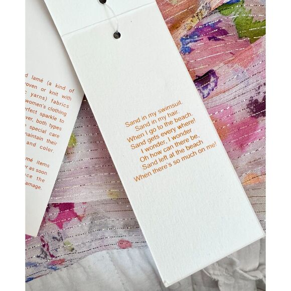 ✨ ROCOCO SAND Lelia Lurex Bodysuit NWT - Size M ✨ - Picture 7 of 9